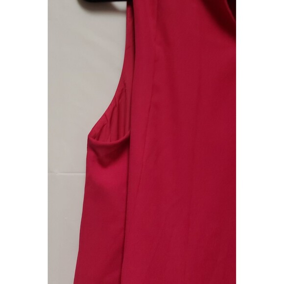 Women’s Shein Fuchsia High Neck Tie Swing Dress Size L NWOT - Picture 7 of 10